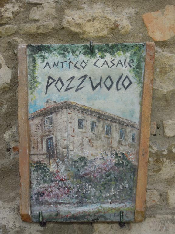 Antico Casale Pozzuolo Villa Seggiano Buitenkant foto